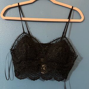 Papaya Black and White Lace